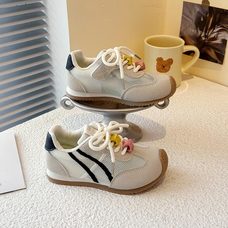 2025 spring and summer new Ming series low saturation moral training shoes girls lace-up casual versatile color matching flat-soled Forrest Gump shoes