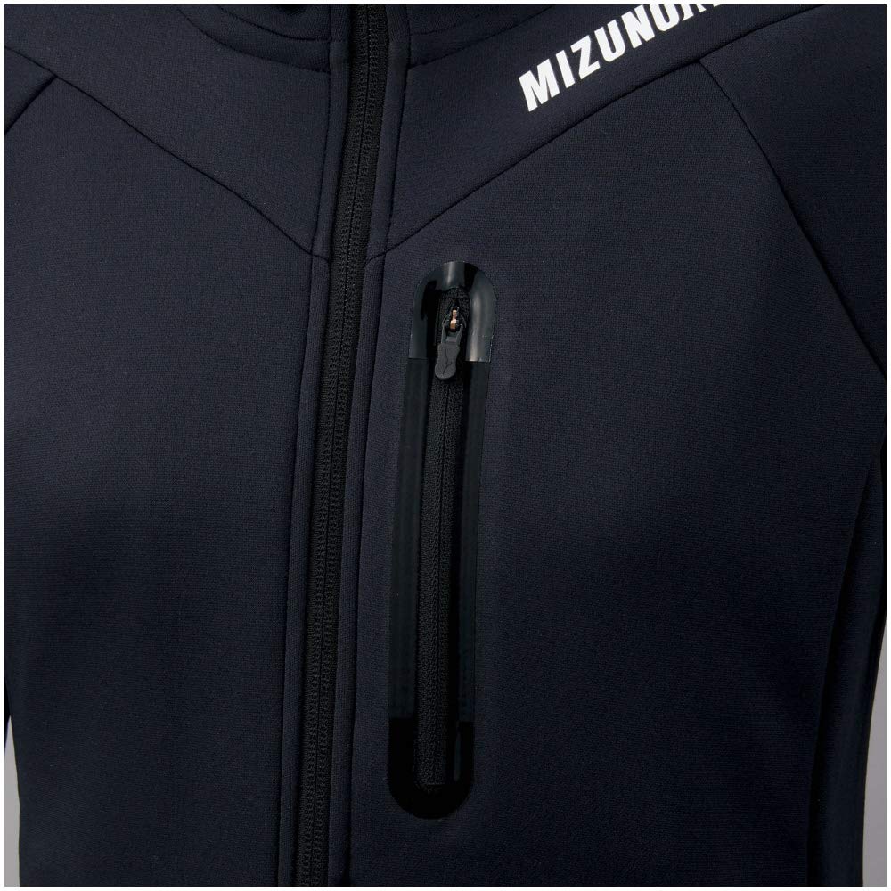 Mizuno Cardboard Knit Training Size S Size Small To Japanese Size Women's Jacket, Black, (32MC0850), (equivalent S)