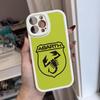 ABARTH Italy Car Phone Case For Iphone 16 15 14 12 13 Pro Max 11 Mini Xs Puls Lambskin Silicone Cover
