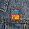 Sardine Can Art Enamel Pin Creative Cartoon Fish Brooch Cute Lapel Badge for Backpack Jacket Hat DIY Accessory