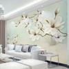 Benutzerdefinierte Wandbild Tapete Moderne Einfache 3D Blume Wandmalerei Wohnzimmer TV Sofa Schlafzimmer Wohnkultur Hintergrund Papel De Parede 3 D