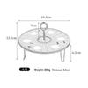 Household Multifunctional Stainless Steel 304 Egg and Mantou Steaming Rack with High Feet