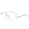 2025 Ultralight Frameless Anti-Blue Light Reading Glasses for Men & Women - High Definition, Fashionable Presbyopic Glasses for Middle-Aged & Elderly.
