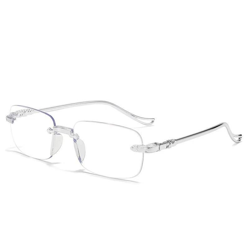2025 Ultralight Frameless Anti-Blue Light Reading Glasses for Men & Women - High Definition, Fashionable Presbyopic Glasses for Middle-Aged & Elderly.