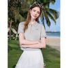 Betu Women's Half-Zip Polo T-Shirt