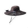 Sun Hat with Fan Breathable Solar Adjustable for Gardeners, Anglers, Gardening, Fishing,