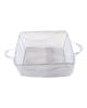 Household Desktop Sundries Storage Box Wardrobe Closet Clothes Organizer Transparent Storage Basket