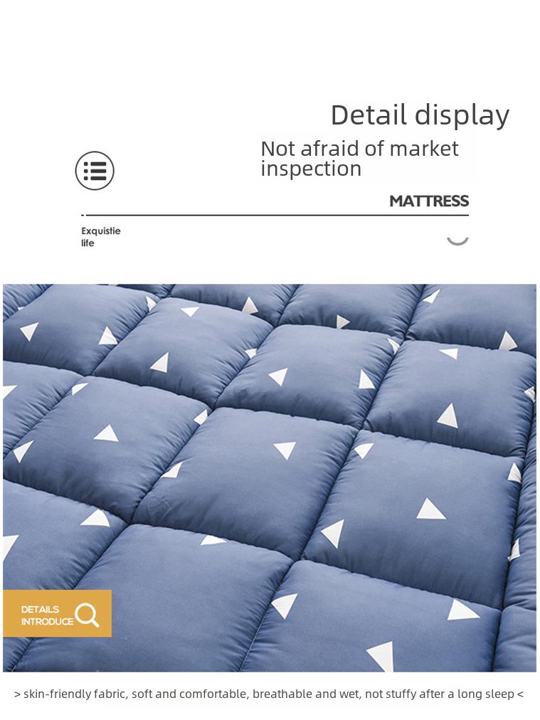 Three-Dimensional Feather Velvet Dormitory Tatami Mattress Topper