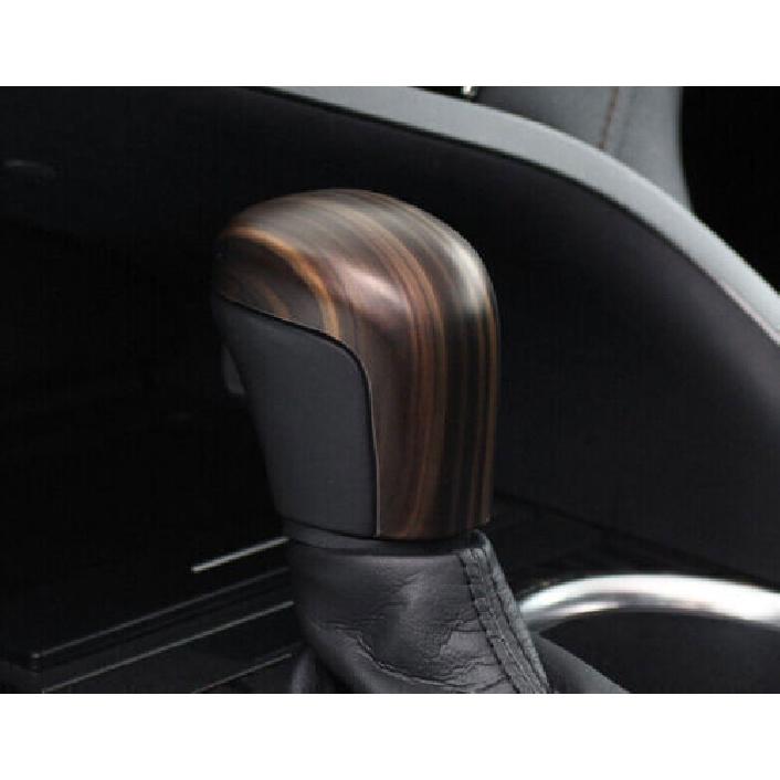 Center Console Gear Shift Knob Lever Wood Grain For Toyota Camry 2018- Peach