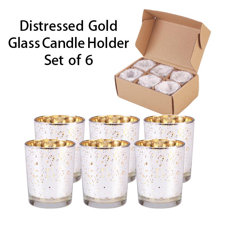 Starry Sky Christmas Glass Candlestick - Bestselling European & American Aroma Candle Cup