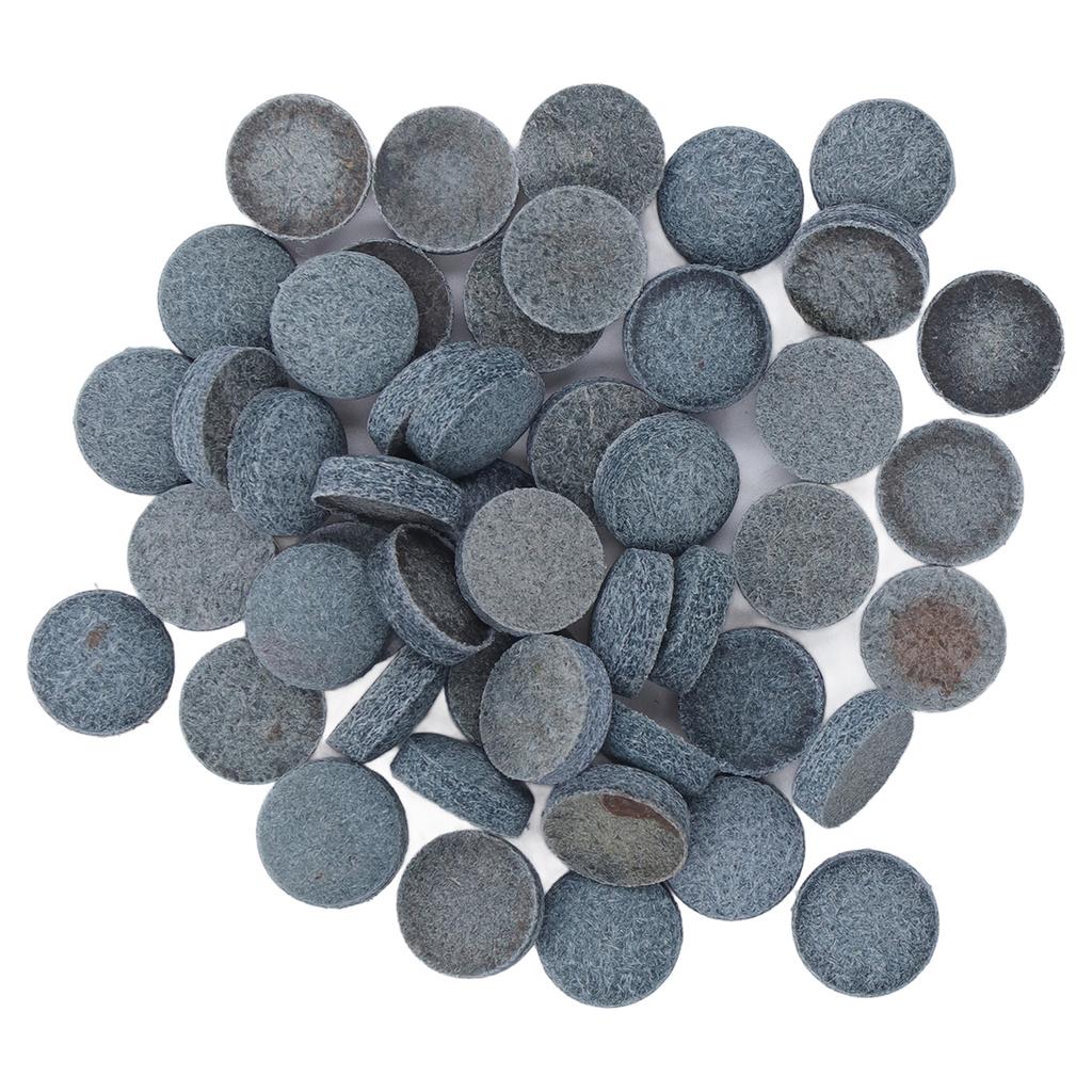 50PCS Billiard Pool Cue Tips PU Stick Tips Replacement for Pool Cues and Snooker Accessories