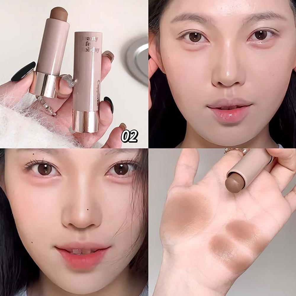 Cappuvini Hydraterende Zijdezachte Driedimensionale Contour Stick Natuurlijk Mat Enkel Geschikt Voor Neus Schaduw Make-up Contour