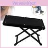 Guitar Folding Metal Footstool 1pc Rest Antislip Stand Height Adjustable Foot Rest Stand Footboard