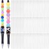 100 Pcs Rust-Resistance Stainless Steel Pen Extenders for Beadable Pens, Beadable Pen Extender Rods, Metal Blank Bars for Beadable Pens (4.6 Inches)