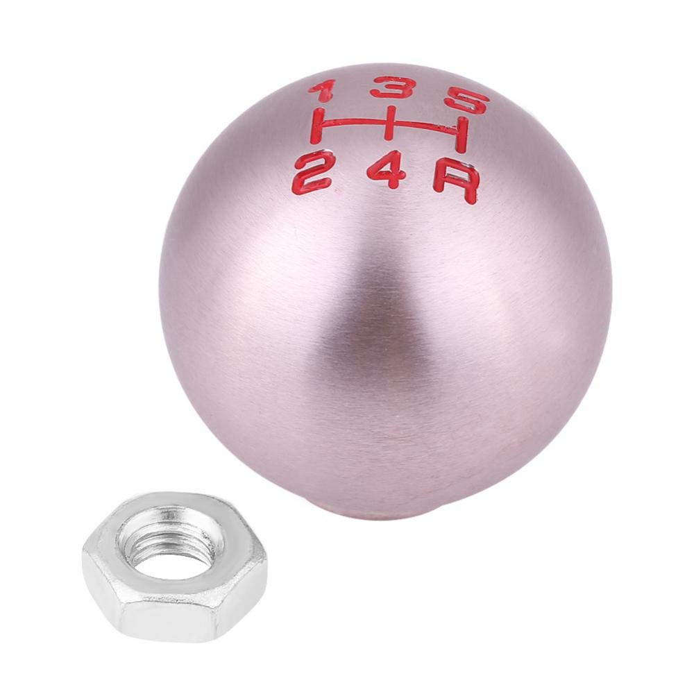 

KIMISS Aluminum Alloy Car Transmission Shift Shifter Lever Knob Stick for JDM Honda Civic FD2 Type-R (5 Speed) 5 speed