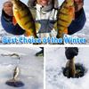 30PCS Fishing Lures Winter Ice Fishing Jigs Luminous Ice Fishing Gear Bass Crappie Jigs Head Hooks With Ice Fishing Lure Box
