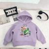 Children's Hoodies Spring New Style Cartoon Hooded Sweatshirts Tops Kids Clothing Loose Casual Girl Boy Long Sleeve Hoodie 9m-8y