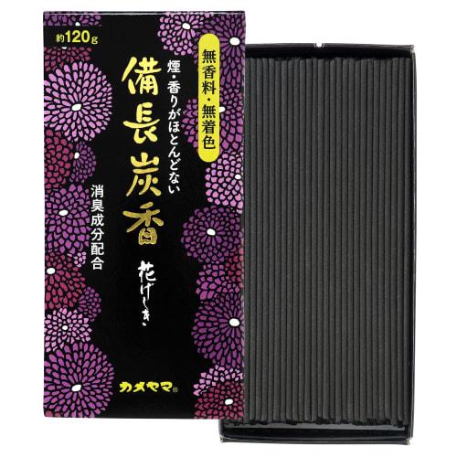 Kameyama Hanageshiki Binchotan Charcoal, Approx. 120g, 220 Sticks, Unscented, Uncolored, Contains Deodorizing Ingredients