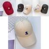 Cotton Embroidered Letter Baseball Cap For Casual Summer Wear