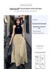 2026 Women's Retro French A-Line Knee-Length Umbrella Skirt