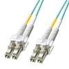 Sanwa Supply OM3 Fiber Optic Cable, LC Connector to LC Connector, 5m, HKB-OM3LCLC-05L