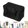 Kit de Ferramentas Prático Preto Homens e Mulheres Bolsa com Bomba Inflável Tecido Oxford Grande Capacidade Bolsa de Armazenamento Portátil Na Época