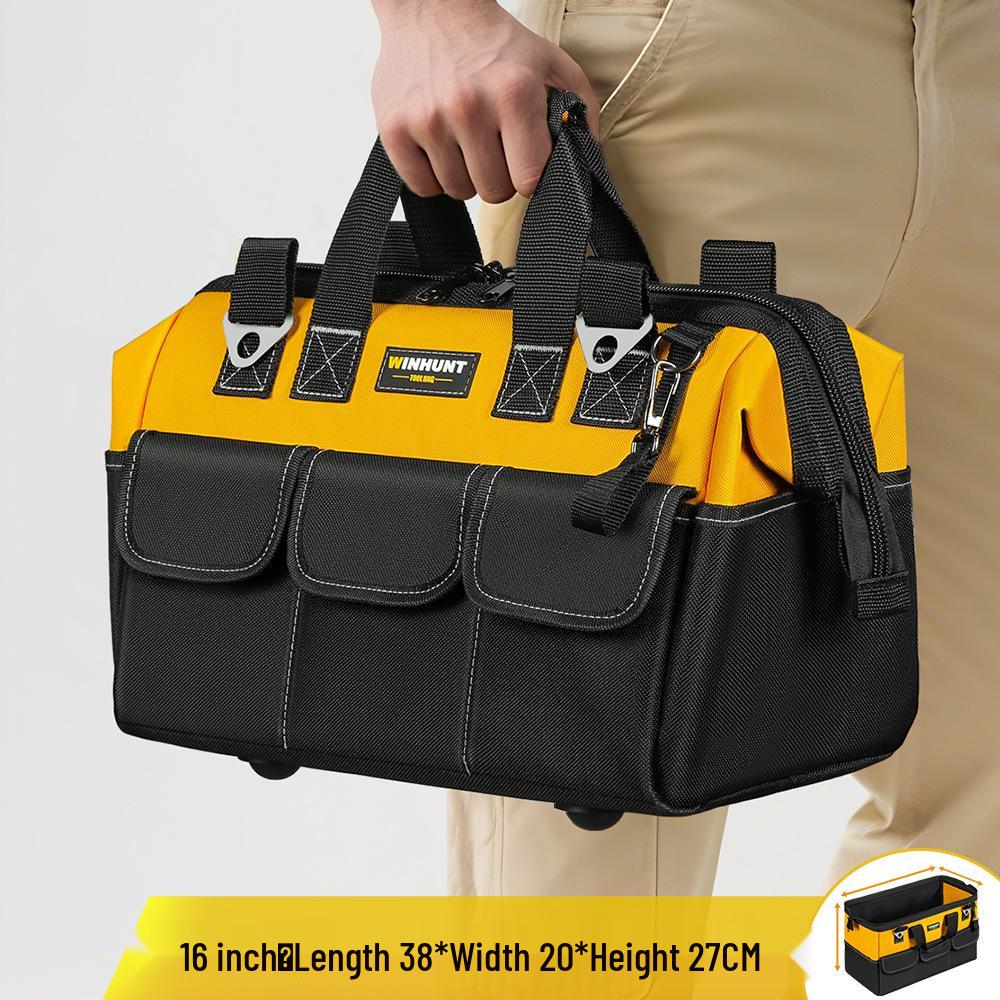 Everwiner Durable Canvas Tool Bag for Woodworking and Car Repairs