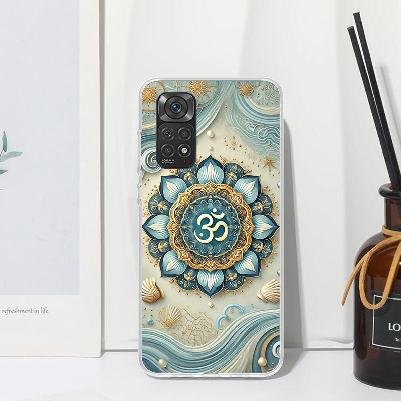 Mandala Chakra Insist Yoga Phone Case For Xiaomi Redmi Note 15 13 14S 14 Pro Plus 12S 11S 10S 12 11E 10 11T Art Fundas Back Cove