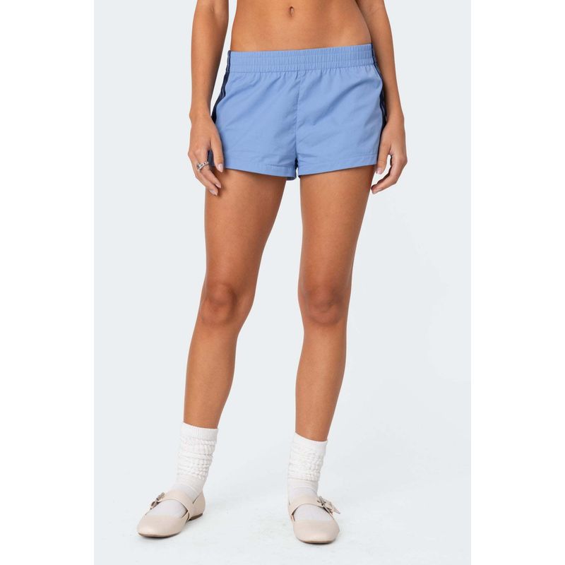 

Pull up Low Waisted Casual Sports Shorts Pull Bar Low Waist Casual Sports Shorts Sky Blue L
