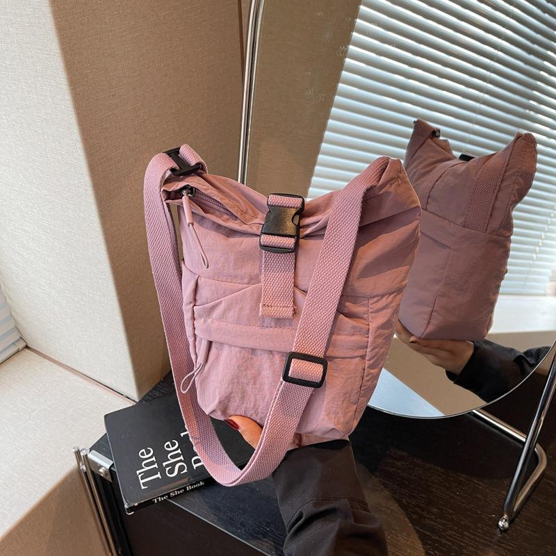 Cloth bag women's summer new fashion versatile shoulder messenger bag popular bucket bag