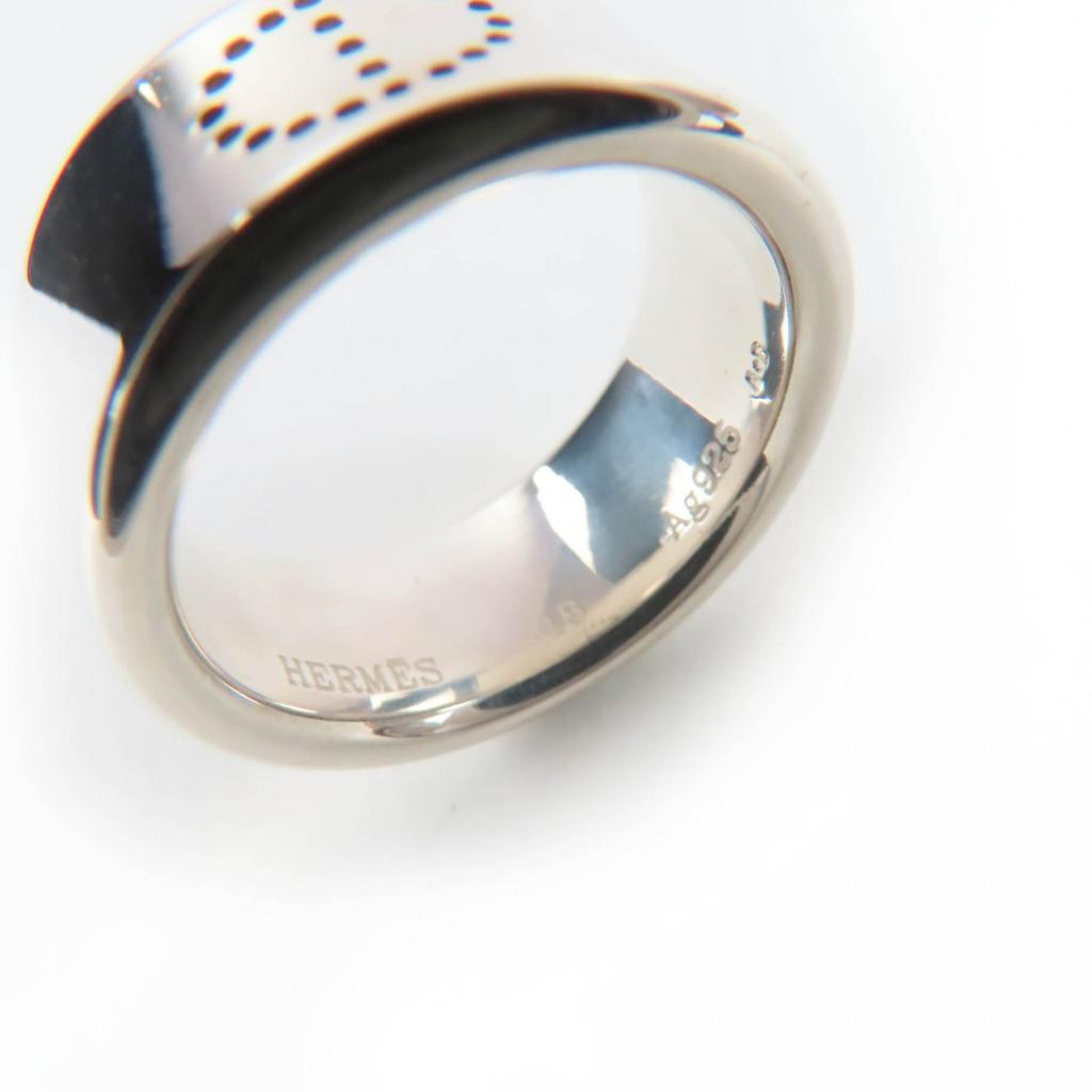 Excellent HERMES Ring Eclipse Ring Silver AG925 Women Used