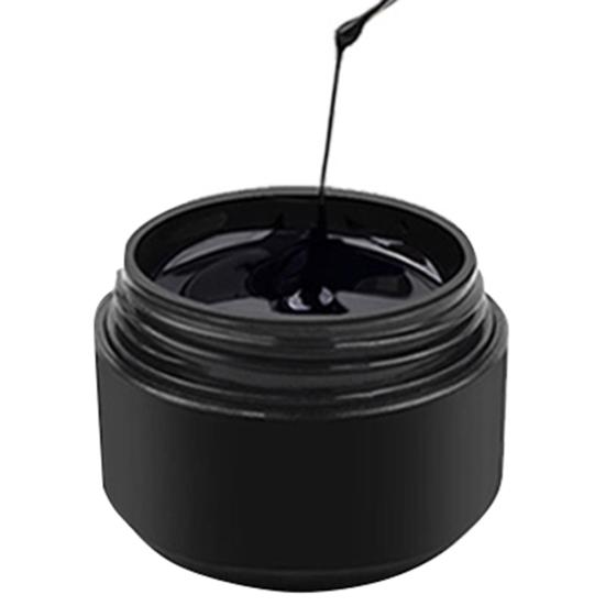 

Креативный эластичный гель для рисования ногтей, DIY паук, окрашенный УФ-лаком чёрный