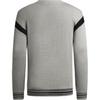 Emporio Armani Letter Embroidered Striped Trim Long Sleeve Sweater Men Sweater Gray-Brown 6R1MXA-1MFUZ-0643