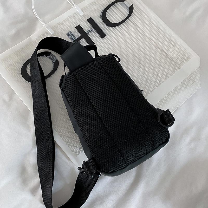 Bolso de pecho Unisex, bolsa de Almacenamiento Simple, mochila pequeña de viaje ligera, bolso cruzado, bolsos individuales de moda informales