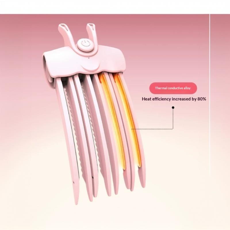 1Pcs Hair Styling Tool Fluffy Hairpin Curling Clips Electric Heated Rechargeable Bangs Curler Hair Roots Volumizing Clip