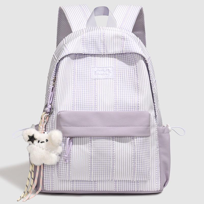 2026 Japanese Cute Girly Double Shoulder Bag - Lightweight, Large Capacity Student Backpack