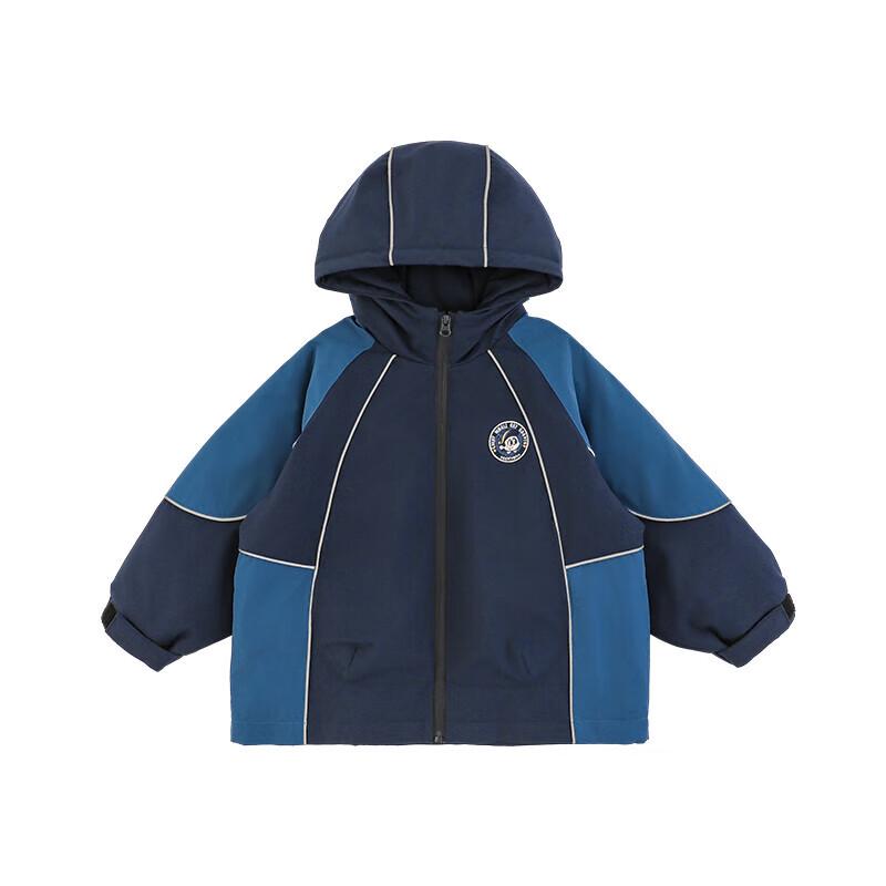 

Yoyou Boys Outdoor Winter Padded Hooded Jacket 90 cm