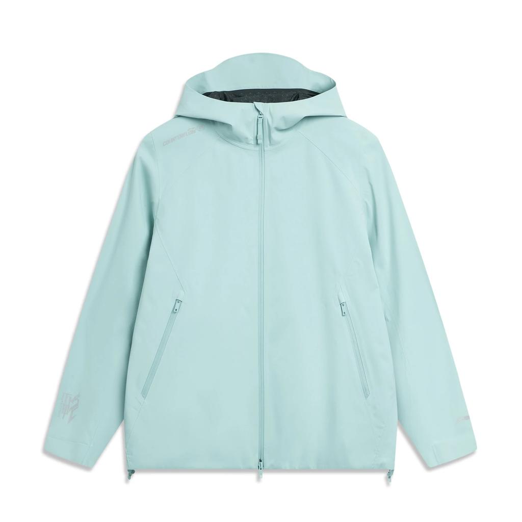Li Ning CF Su Wan Long Jia Series Hooded Loose Simple Comfortable Waterproof Windproof Breathable Durable Rainproof Jacket Women Jacket AEMV040-4