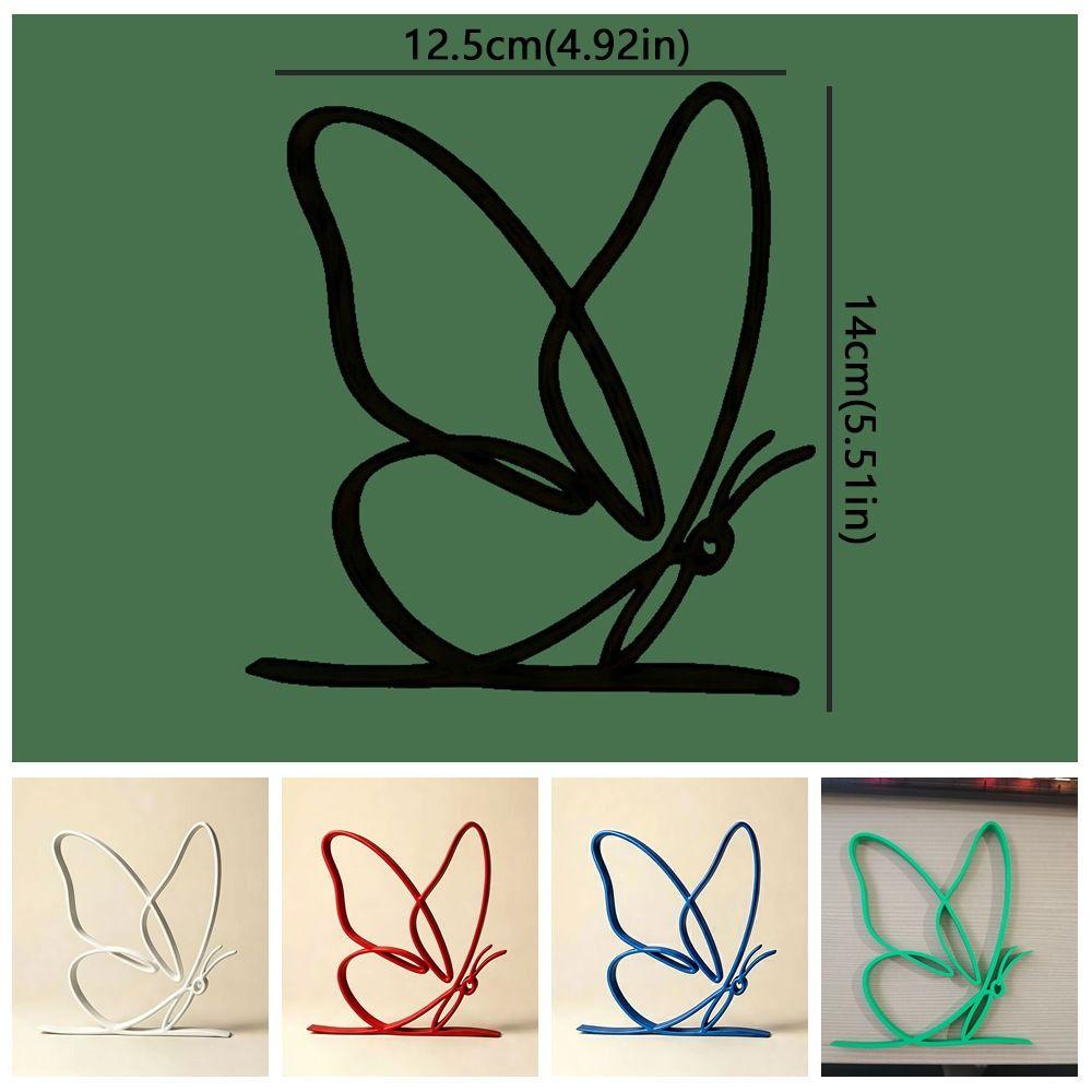 Modern Butterfly Abstract Ornament 3D Printed Butterfly Vibe Table Craft Entryway Accent