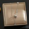 Elegant 18K Plated Titanium Steel Cross Necklace for Women - Light Luxury Clavicle Chain That Resists Fading