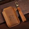 Leather Car Remote Key Fob Case Cover For Renault Captur Espace Clio Megane Koleos Kadjar Scenic 4