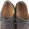 80s-90s Vintage Windsor Goodyear Welted Suede Wingtip Business Shoes Brown size 9.5 27.5(USED)
