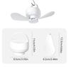 USB Rechargeable Ceiling Fan Light Silent Operation Ceiling Lamp Hanging Fan Light  Camping Tent