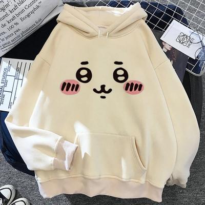 Φούτερ Chiikawa γυναικεία Kawaii streetwear harajuku anime ρούχα Φουτερ με κουκούλα γυναικεία Φούτερ fleece Unisex