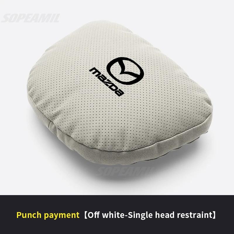Mazda 3 5 6 Axela Atenza Demio CX30 CX5 CX7 CX8 CX9 MX5 RX8 BT50 Car Headrest Neck Support Seat Lumbar cushion Soft Neck Pillow FF29