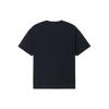 Li Ning Sports Lifestyle Series Solid Color Logo Micro Label Round Neck Casual Short Sleeve T-Shirt Unisex Tops Black AHSS871-2