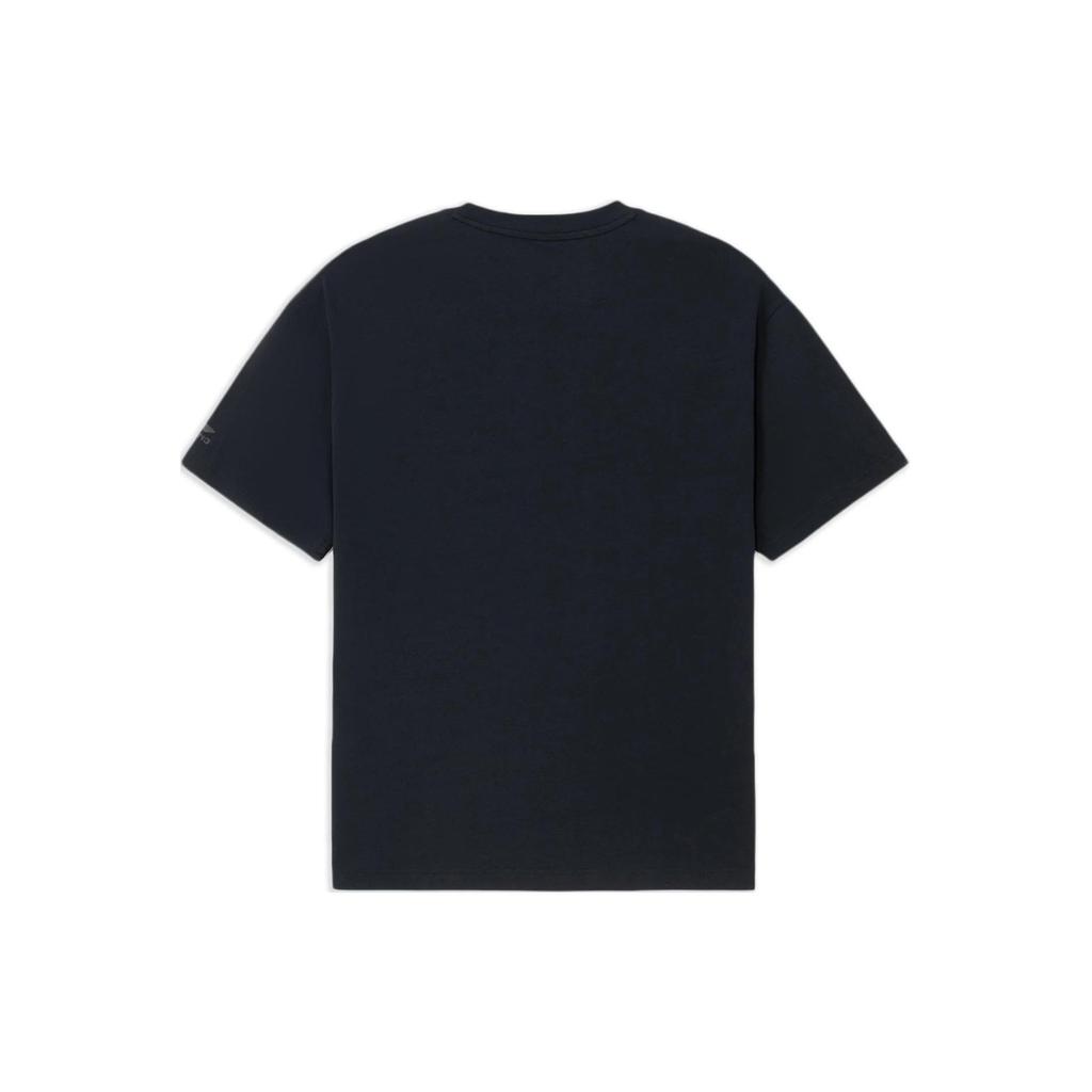 Li Ning Sports Lifestyle Series Solid Color Logo Micro Label Round Neck Casual Short Sleeve T-Shirt Unisex Tops Black AHSS871-2