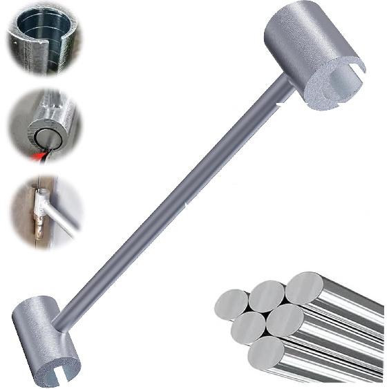 Hinges Adjusting Wrench, 2024 New Door Hinge Repair Spanner Adjustable Wrench Tool, Upgrade Spanner Key for Round Bolt Standard Gauge Heavy Duty Door