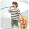 Yingbolun Summer Boys' Cotton Loose Children's Home Clothes Set