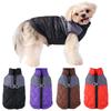 Winter Dog Jacket For Small Medium Dogs Cats Reflective Plaid Puppy Clothes With D-Ring Chihuahua Yorkies Waistcoat Pet Costumes